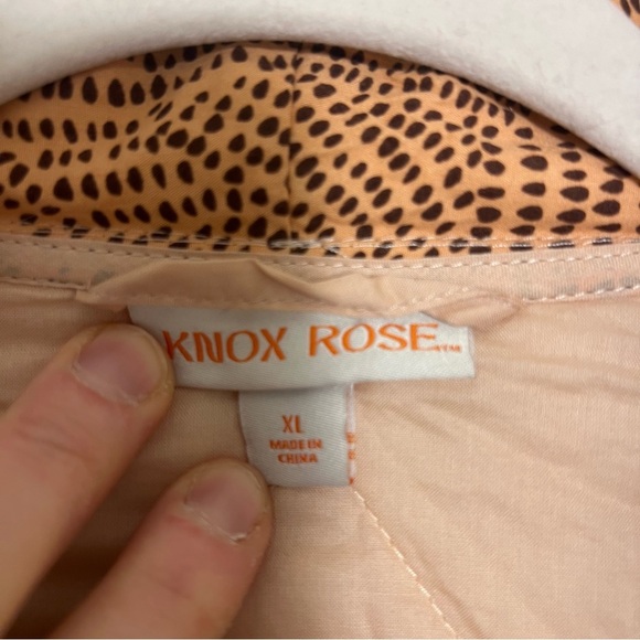 Knox Rose Aztec & Animal Print Patterned Quilted Jacket Size XL Grannycore - Picture 2 of 10